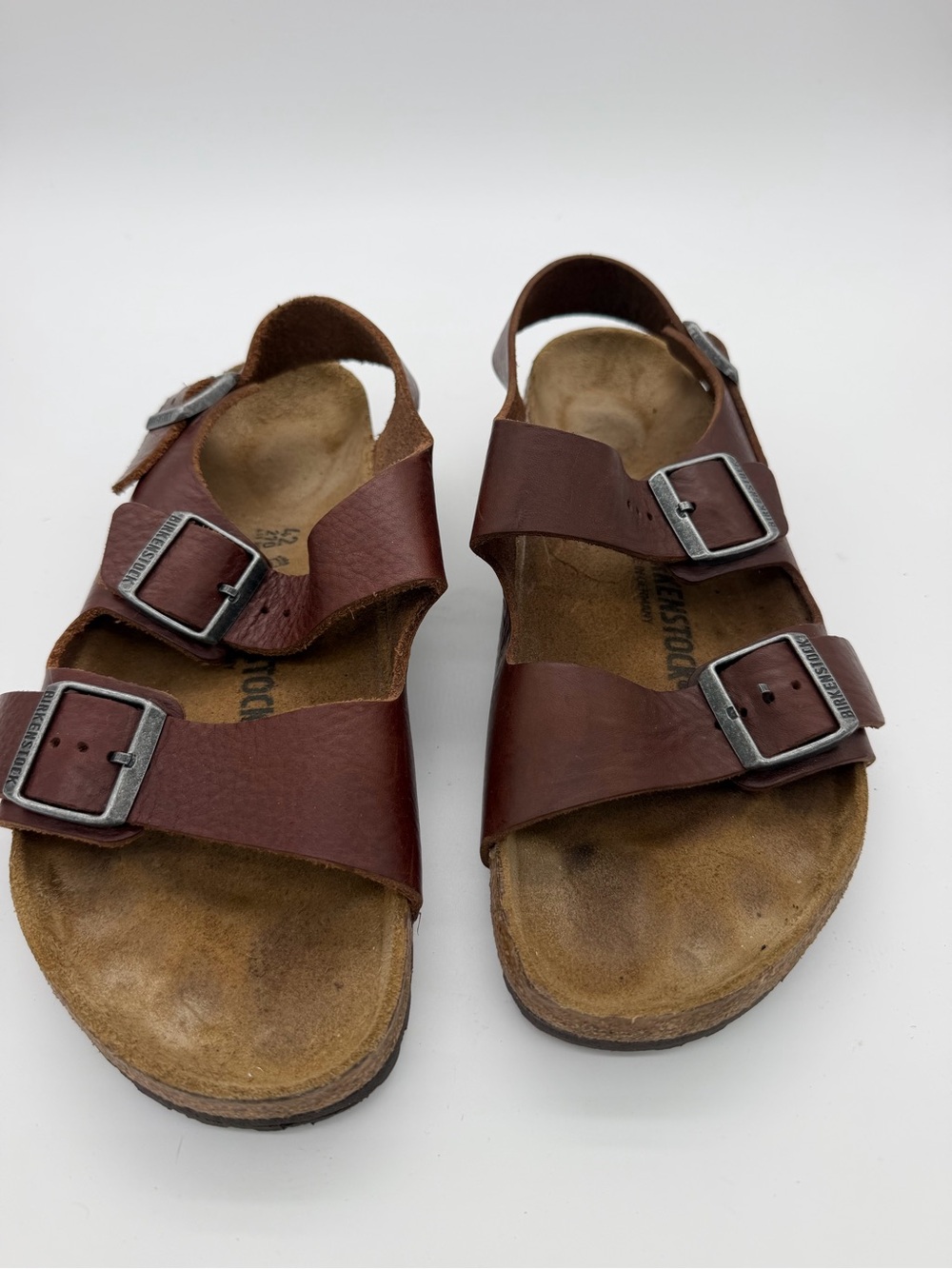 Birkenstock Men's Two-Strap Sandals in Brown